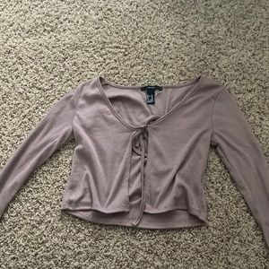 Brown/purple color Tie top